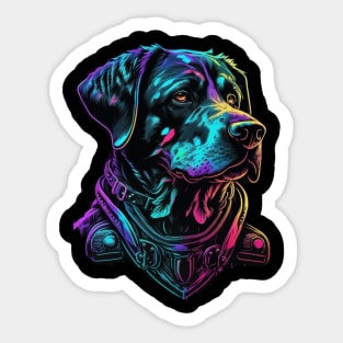 Colorful Dog Sticker